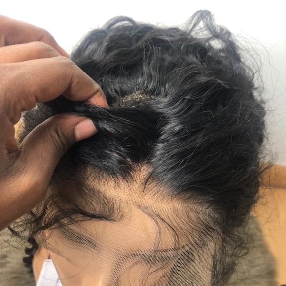 18” DEEP WAVE CURLY Lace Front Human Hair WIG NWT - Picture 6 of 8